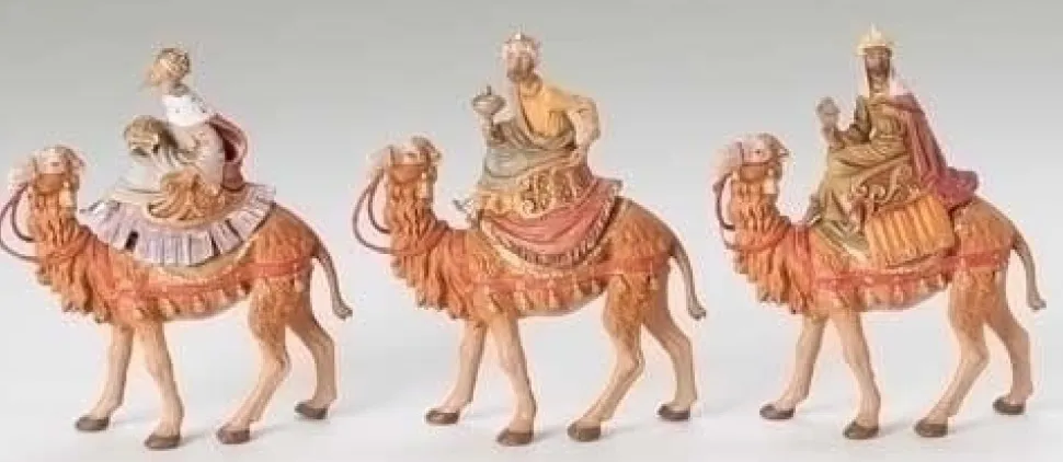 Fontanini 5" Kings On Camels Figs Resculpted, 3 Piece St, 5" , 71514 Best