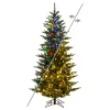 Pre-Lit^Vickerman 4.5' X 31" Natural Fraser, 3Mm Led 500Cc, K194048Ledcc,