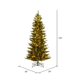 Stocking / Skirt^Vickerman 4.5' X 31" Natural Fraser, 3Mm Led 500Cc, K194048Ledcc,
