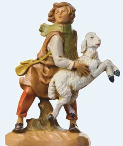 Fontanini Aaron Shepherd With Sheep 5", , 72563 Online