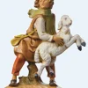 Stocking / Skirt^Fontanini Aaron Shepherd With Sheep 5", , 72563