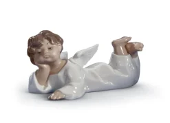 Lladro Angel Lying Down Discount