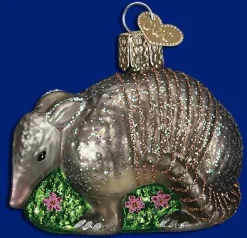 Blown Glass^Old World Christmas Armadillo