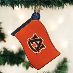 Stocking / Skirt^Old World Christmas Auburn Flag