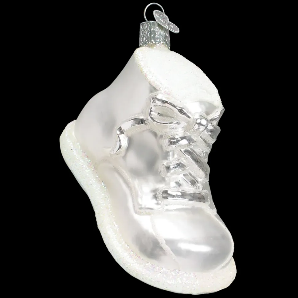 Stocking / Skirt^Old World Christmas Baby Shoes