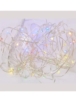 Stocking / Skirt^Kurt S Adler Battery-Operated 50-Light Multi-Colored Led Fairy Twinkle Light Set