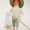 Byers Choice Carolers^Byers Choice Beach Girl Catching Starfish, , Znau173