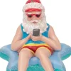 Stocking / Skirt^Kurt S Adler Beach Santa In Starfish Float Christmas Ornament, E0467, Kurt Adler