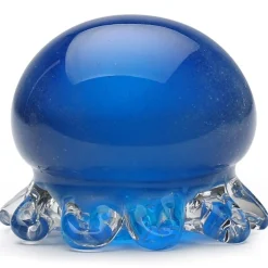 Dynasty Glass Blubber Jelly, Aqua New