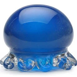 Glass^Dynasty Glass Blubber Jelly, Aqua