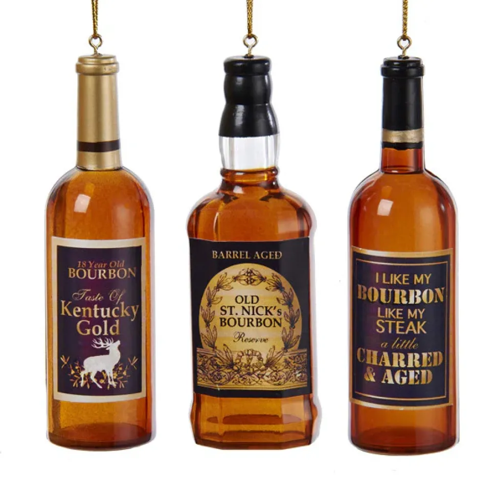 Stocking / Skirt^Kurt S Adler Bourbon Bottle Ornaments, T1624