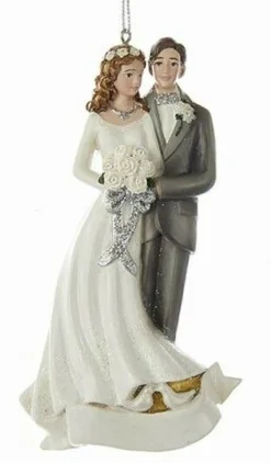 Kurt S Adler Bride And Groom Ornament Personalization, C7953, Kurt Adler Store