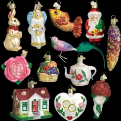 Blown Glass^Old World Christmas Bride's Collection