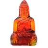 Glass^Dynasty Glass Buddha, Guanyin Female Red