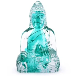 Dynasty Glass Buddha, Guanyin Female Teal Discount