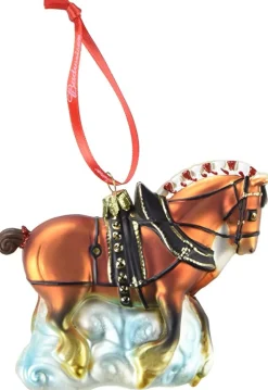 Kurt S Adler Budweiser Glass Horse Ornament Ab4152 Best