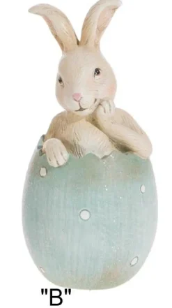 Resin^Raz Bunny In Egg