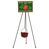 Byers Choice Carolers^Byers Choice Red Kettle With Tripod, 430Ke