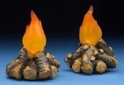 Fontanini Campfires Lighted Set Of 2, , 50813 Store
