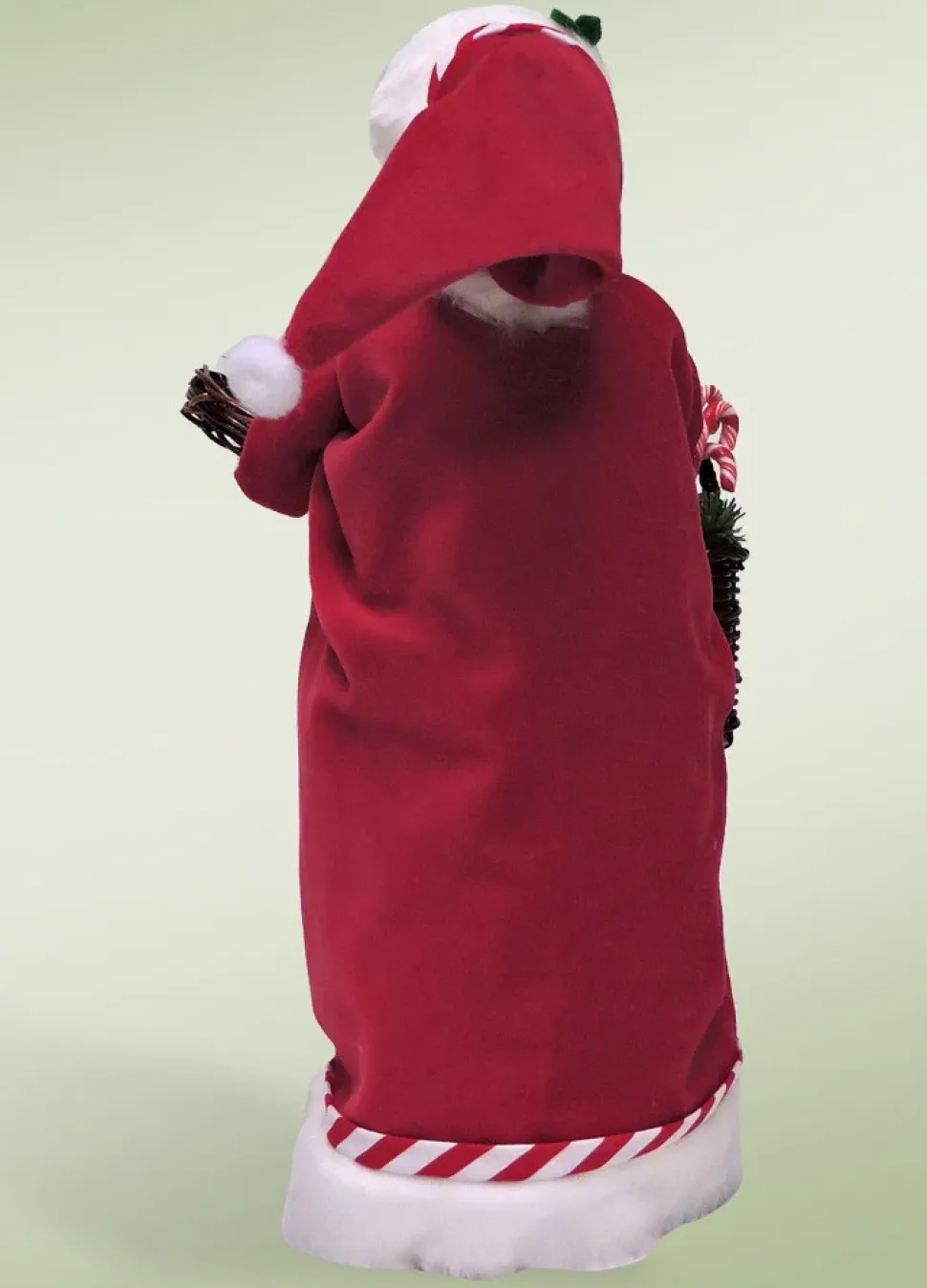 Byers Choice^Byers Choice Candy Cane Santa, , 3163