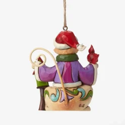 Enesco Cat With Birdhouse Mini Ornament Shop