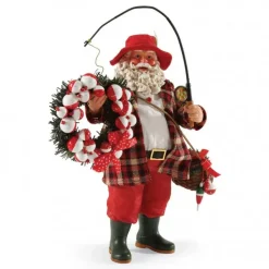 Clothtique/Fabriche Santas^Department 56 Catching The Spirit