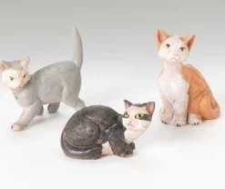Fontanini Cats Set Of 3 5", , 51518 Outlet