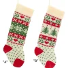 Stocking / Skirt^Kurt S Adler Christmas Tree And Snowflake Knitted Stockings, B0673, Kurt Adler