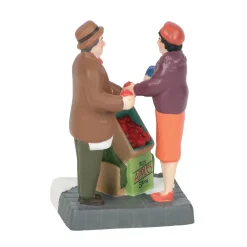 Stocking / Skirt^Department 56 Cic, City Apple Vendor, 6000575, Christmas In The City