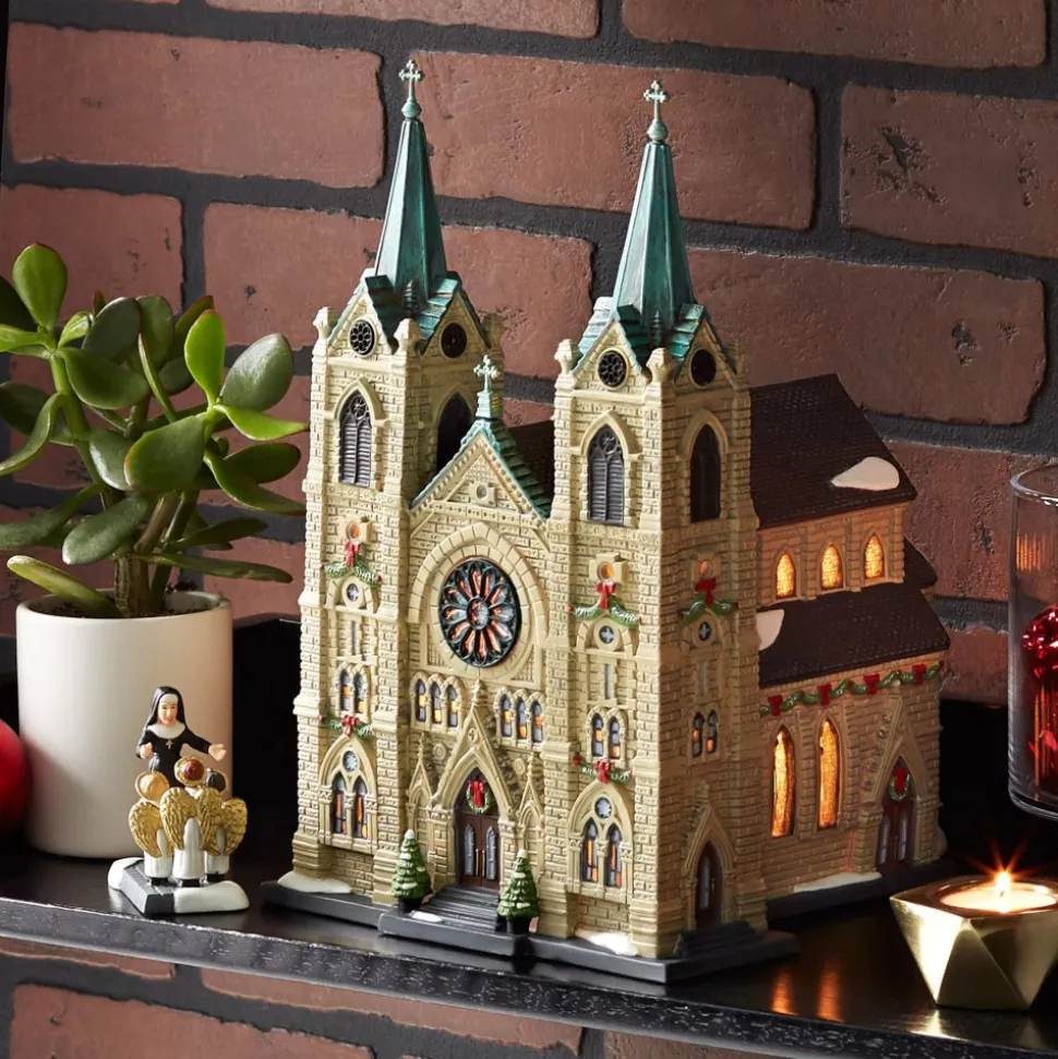 Department 56 Cic, St. Thomas Cathedral, 6003054, Christmas In The City Cheap