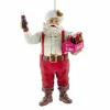 Clothtique/Fabriche Santas^Kurt S Adler Coca-Cola® Santa Holding A 6-Pack Ornament, Cc9122, Kurt Adler