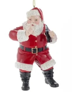 Stocking / Skirt^Kurt S Adler Coca-Cola® Santa With Coke, 2 Assorted, Cc2157