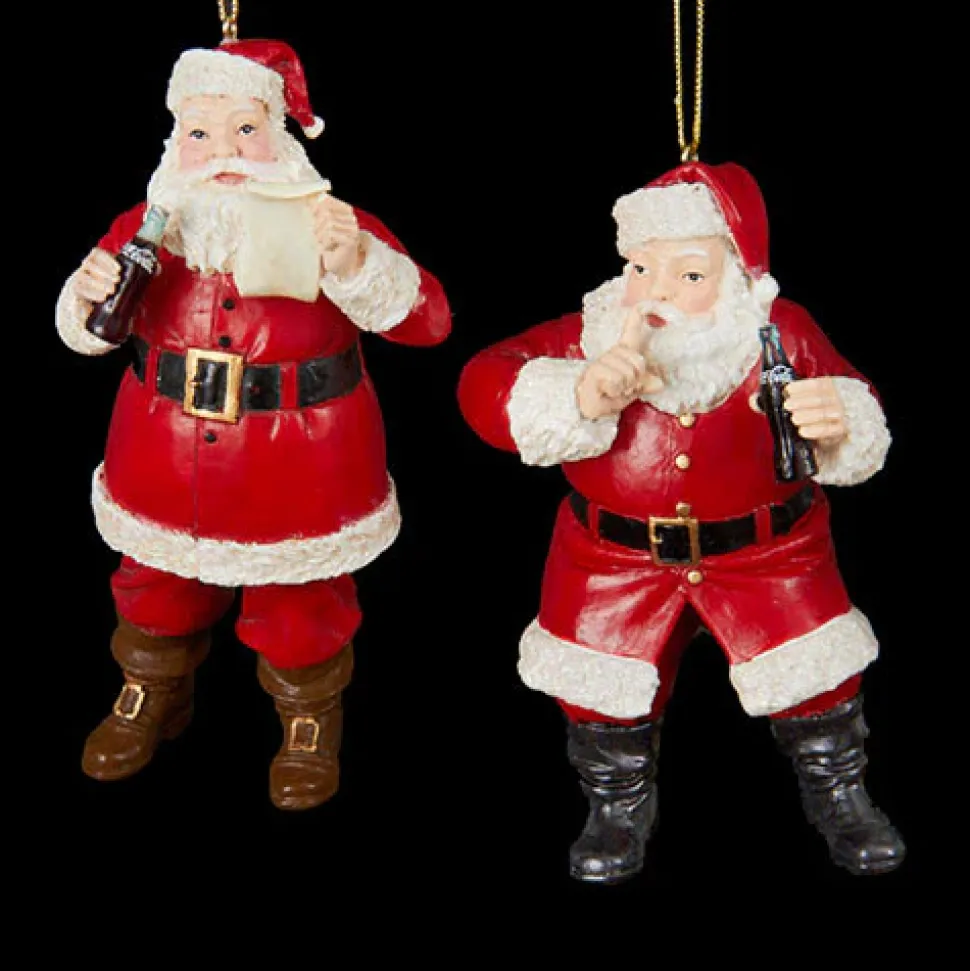Stocking / Skirt^Kurt S Adler Coca-Cola® Santa With Coke, 2 Assorted, Cc2157