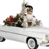 Mark Roberts Convertible Car With Santa By Store