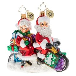 Santas^Christopher Radko Cr, A Bicycle Built For Two, 1020406,