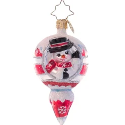 Christopher Radko^Christopher Radko Cr, A Frosty Hello Gem, 1021066,