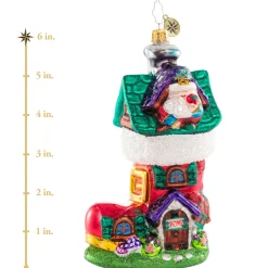 Blown Glass^Christopher Radko Cr, A Sole-Ful Shelter, 1020811,