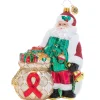 Byers Choice^Christopher Radko Cr, Aids Awareness Santa, 1021196,