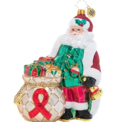Christopher Radko^Christopher Radko Cr, Aids Awareness Santa, 1021196,