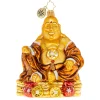 Blown Glass^Christopher Radko Cr, Ain'T Life Rich? Buddha, 1020519,