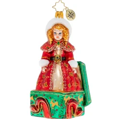 Blown Glass^Christopher Radko Cr, All Dolled Up For Christmas, 1020525,