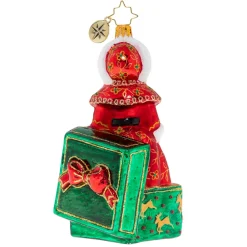 Blown Glass^Christopher Radko Cr, All Dolled Up For Christmas, 1020525,