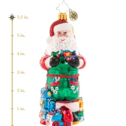 Blown Glass^Christopher Radko Cr, All In A Day's Work, 1020765,