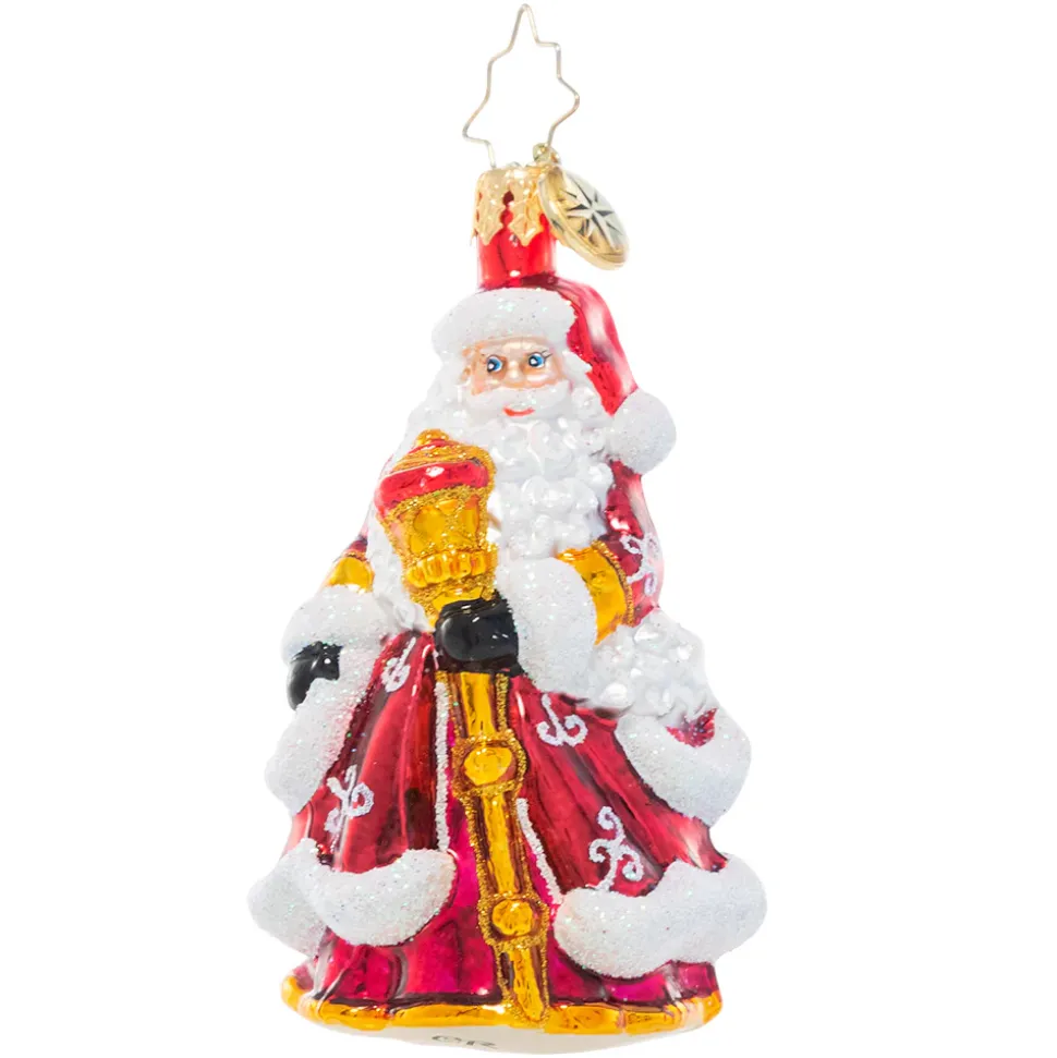 Stocking / Skirt^Christopher Radko Cr, An En-Deer-Ing St. Nick Gem, 1021047, Radko