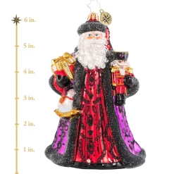 Santas^Christopher Radko Cr, Bearing Bountiful Gifts, 1020615,