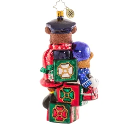 Blown Glass^Christopher Radko Cr, Beary Best Rescuers, 1020834,