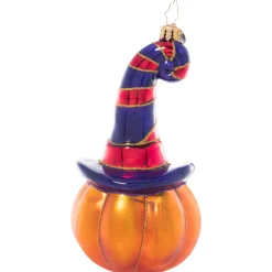 Glass^Christopher Radko Cr, Bewitching Jack-O-Lantern, 1021077, Radko