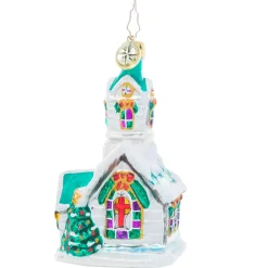 Christopher Radko^Christopher Radko Cr, Boughs Of Holly Chapel Gem, 1021055,