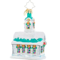 Christopher Radko^Christopher Radko Cr, Boughs Of Holly Chapel Gem, 1021055,