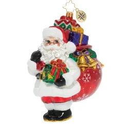 Santas^Christopher Radko Cr, Brimming With Joy. 1020099,